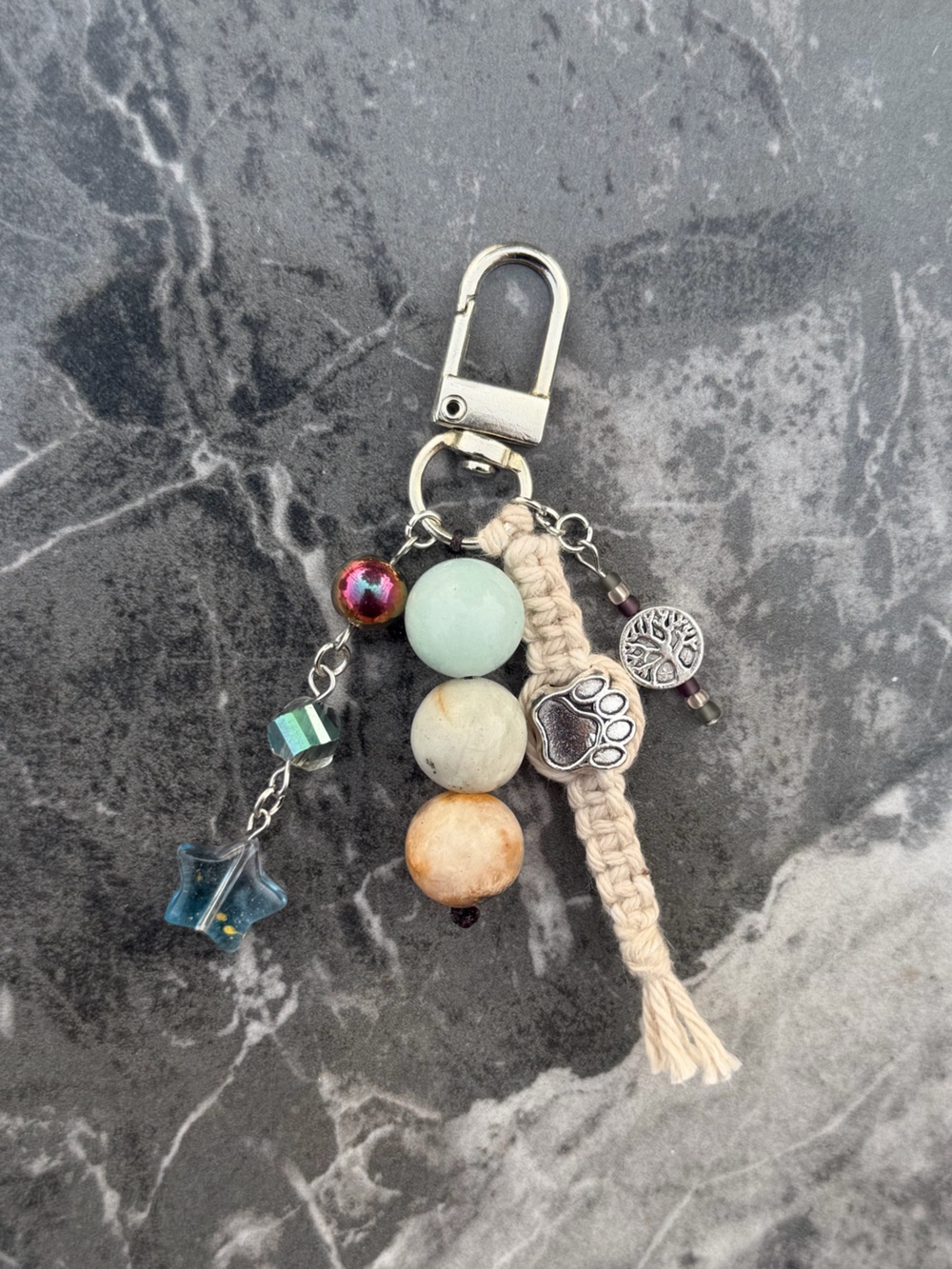 Handmade Key, phone, kindle, bag charm